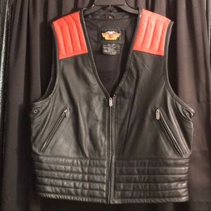 Harley Davidson leather vest